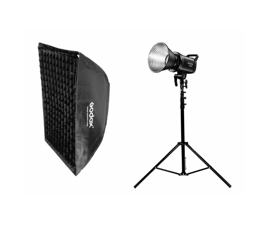 Godox sl60w og softbox studiolys
