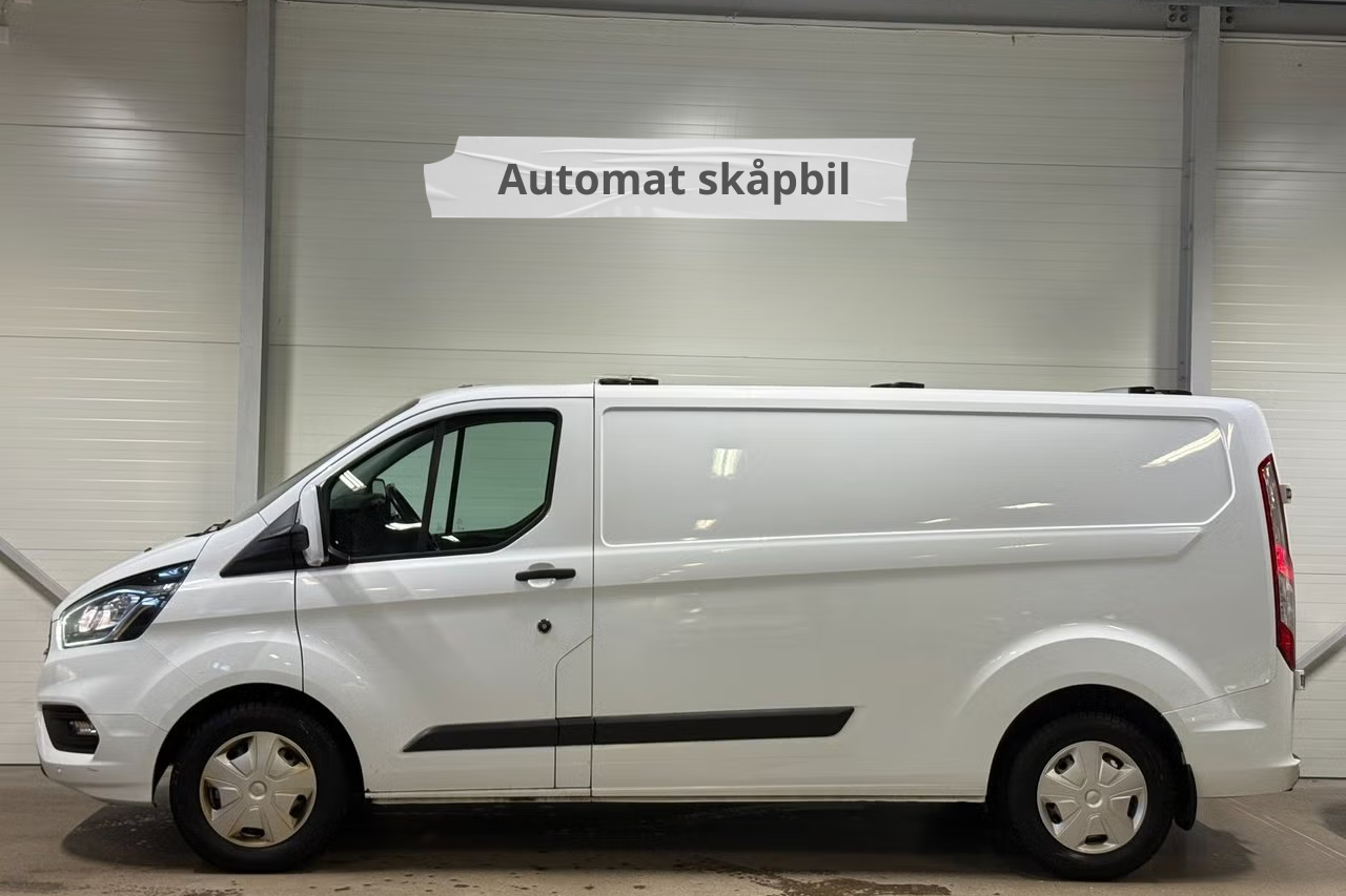 Ford transit custom 2021 automat "backkamera" skåpbil