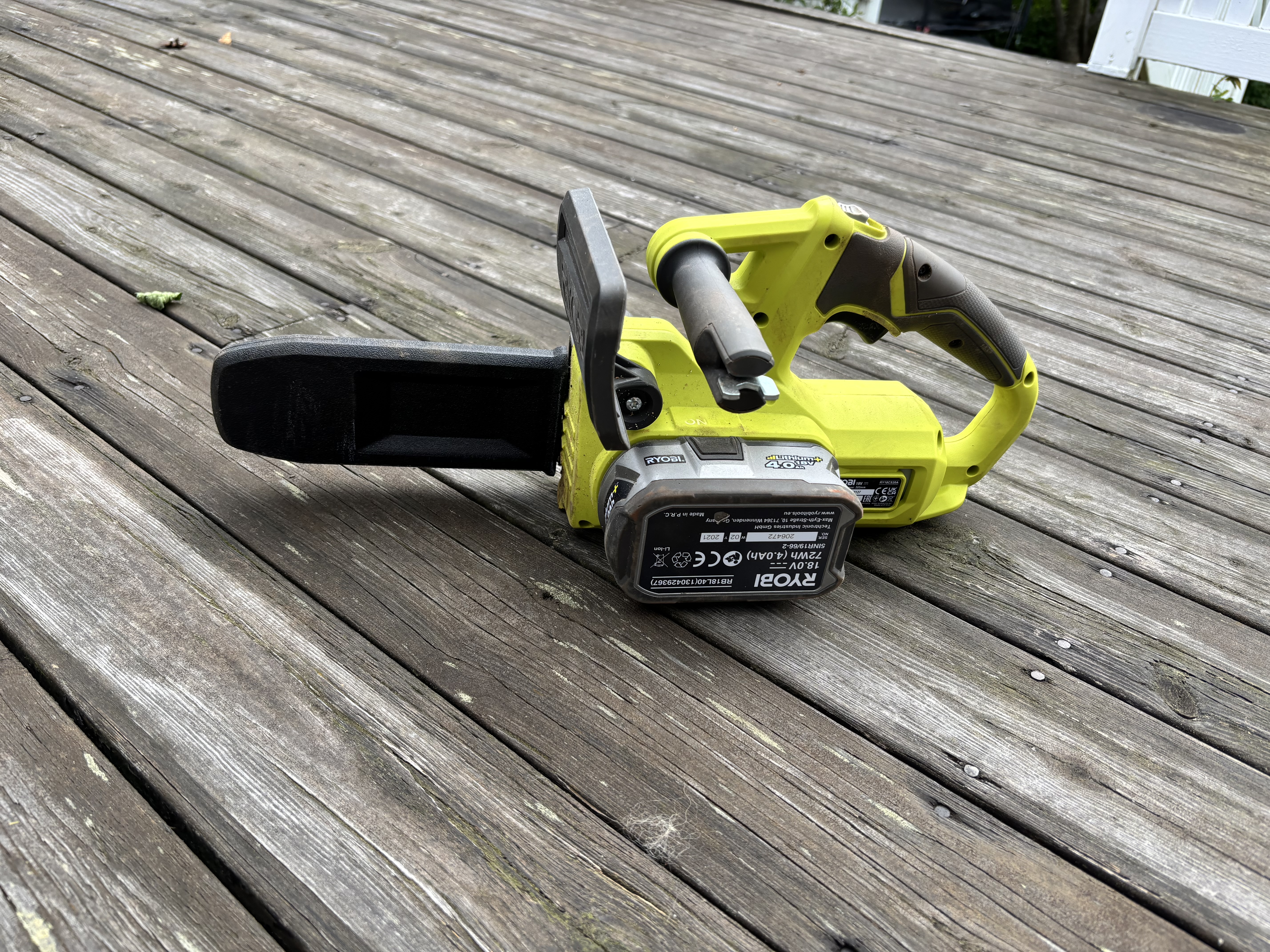 Ryobi batteridriven motorsåg 18v