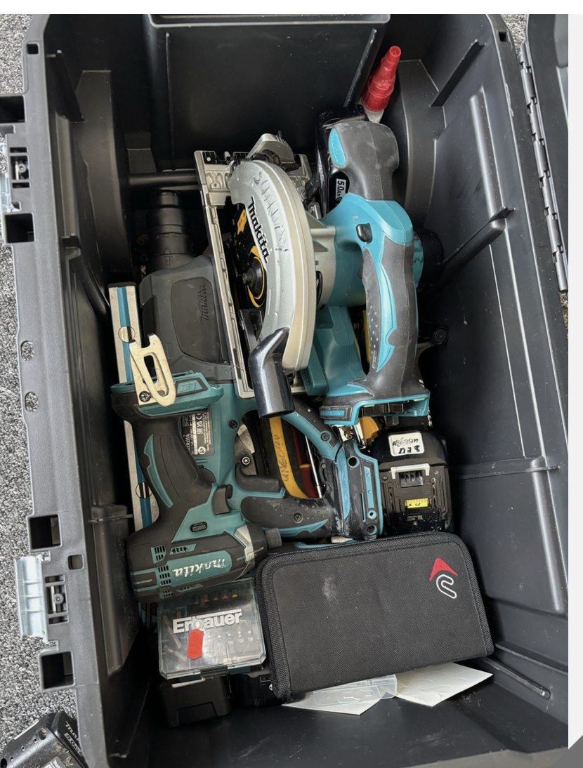 Complete makita 18v renovation tool kit for hire | diy & trade | canary wharf e14
