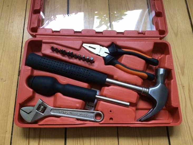 Komplett verktygslåda