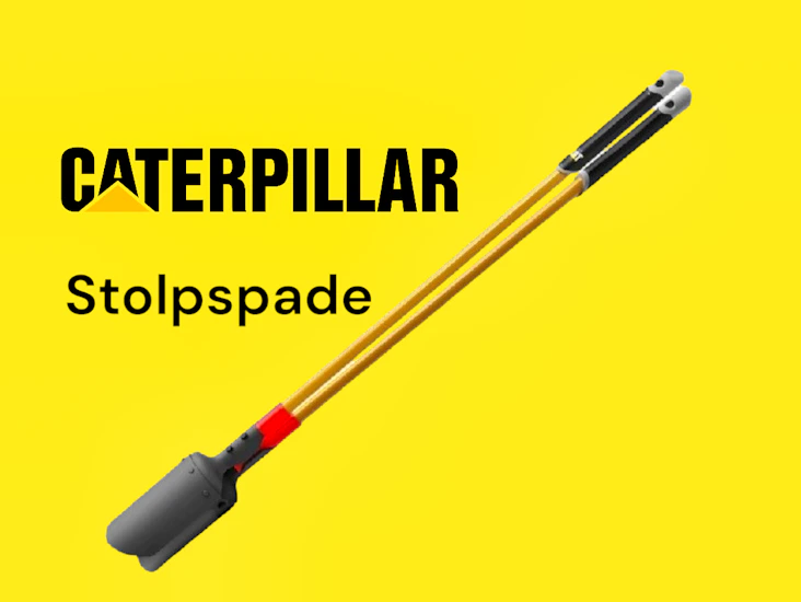 Stolpspade dubbel / plintspade