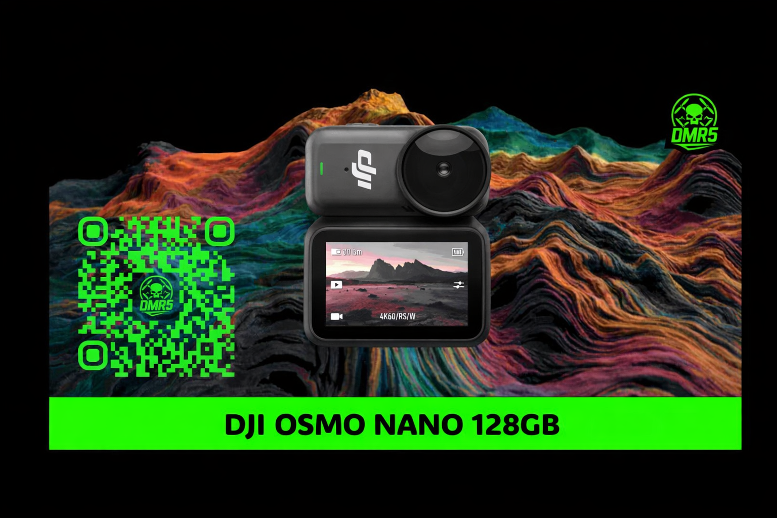 Dji osmo nano standard combo action camera (128gb)