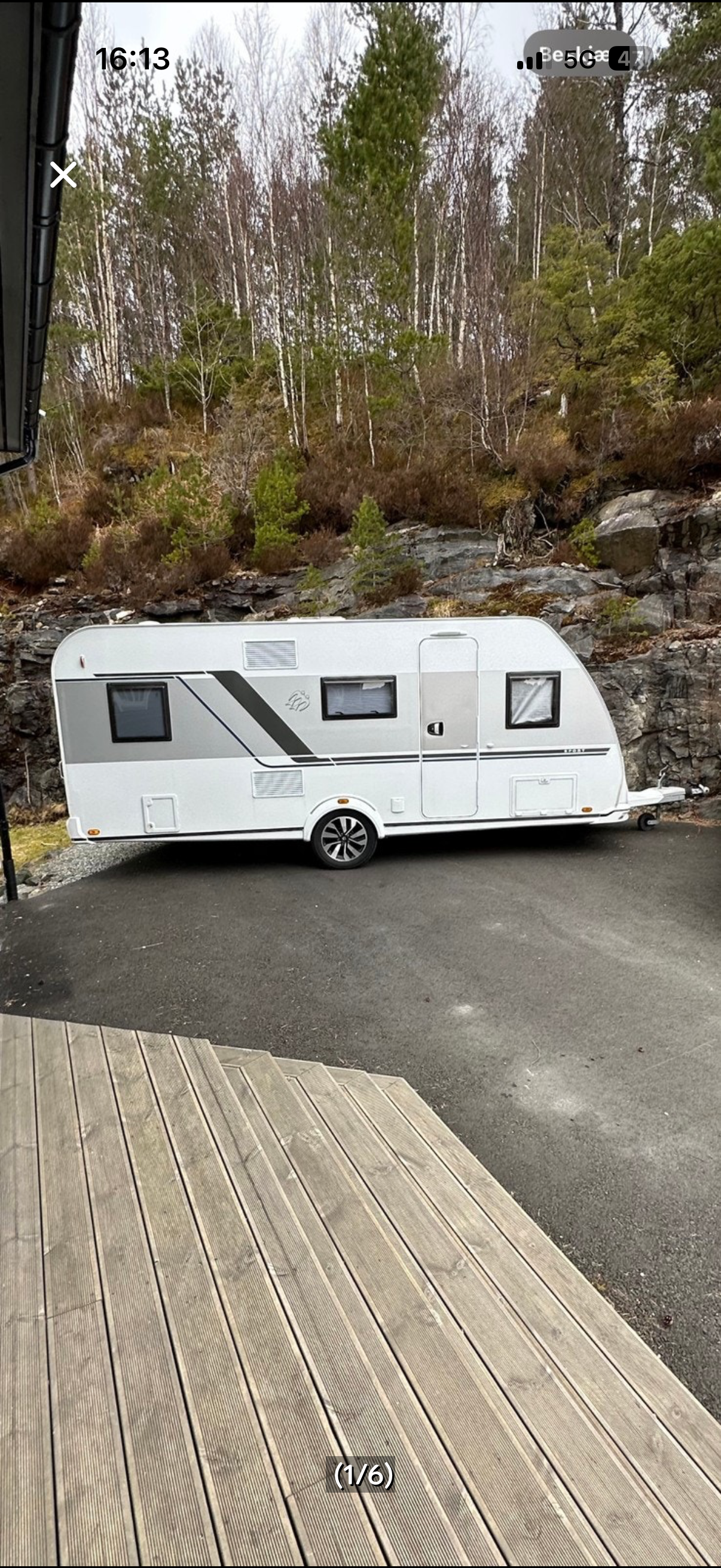 Knaus 500kd med køyseng - hund