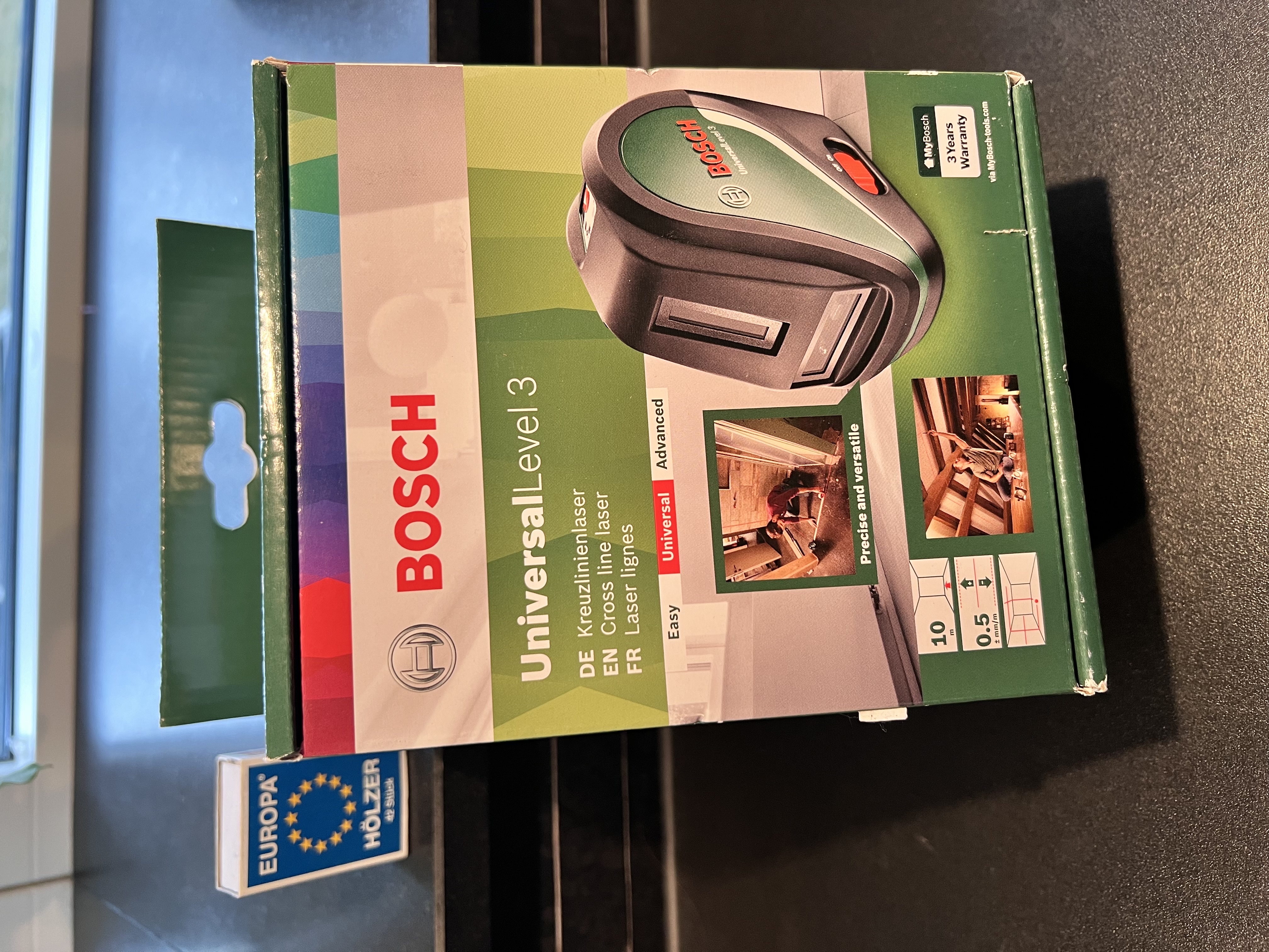 Bosch universal krysslaser, level 3 