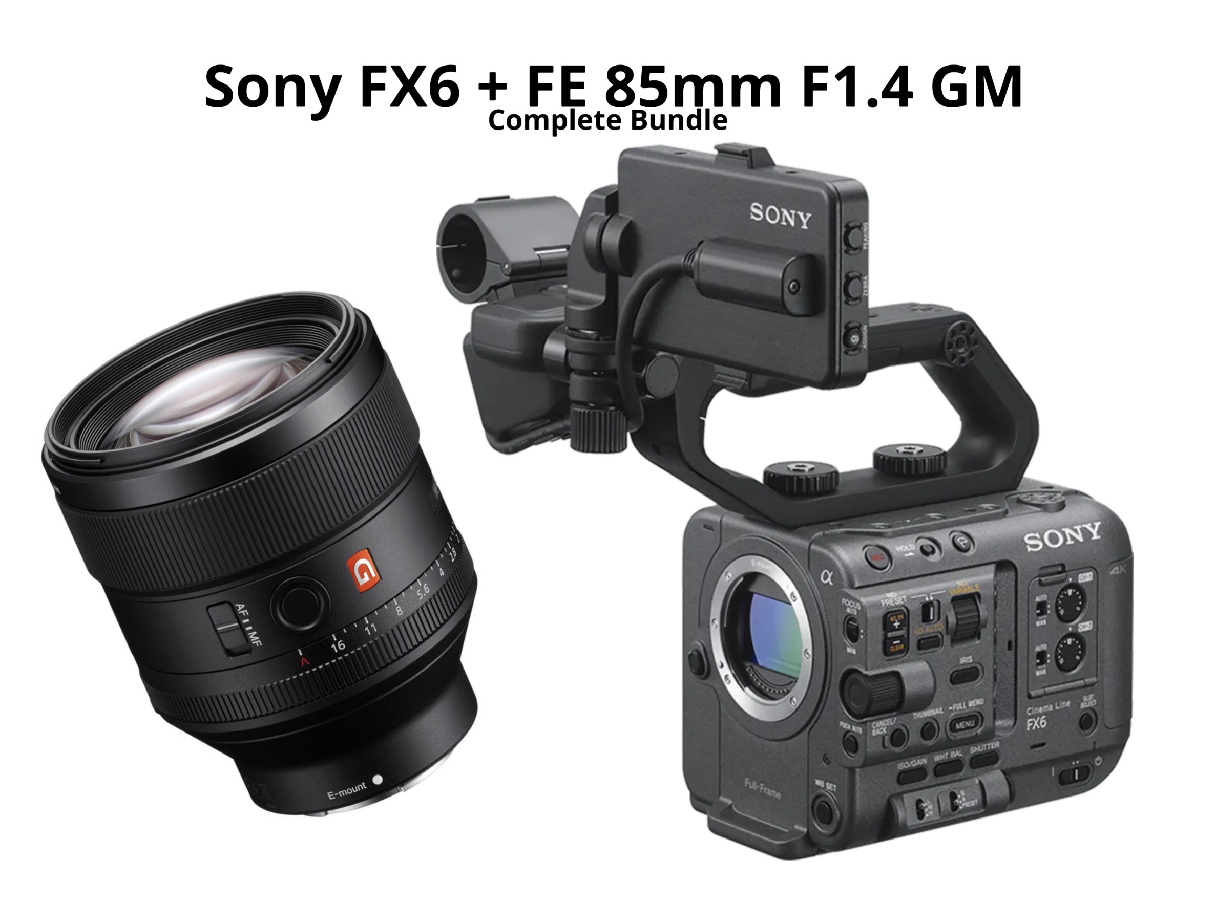 Sony fx6 + fe 85mm f1.4 gm