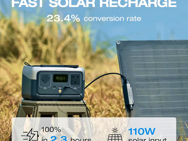 Ecoflow river 2 power station-solar/outdoor charger