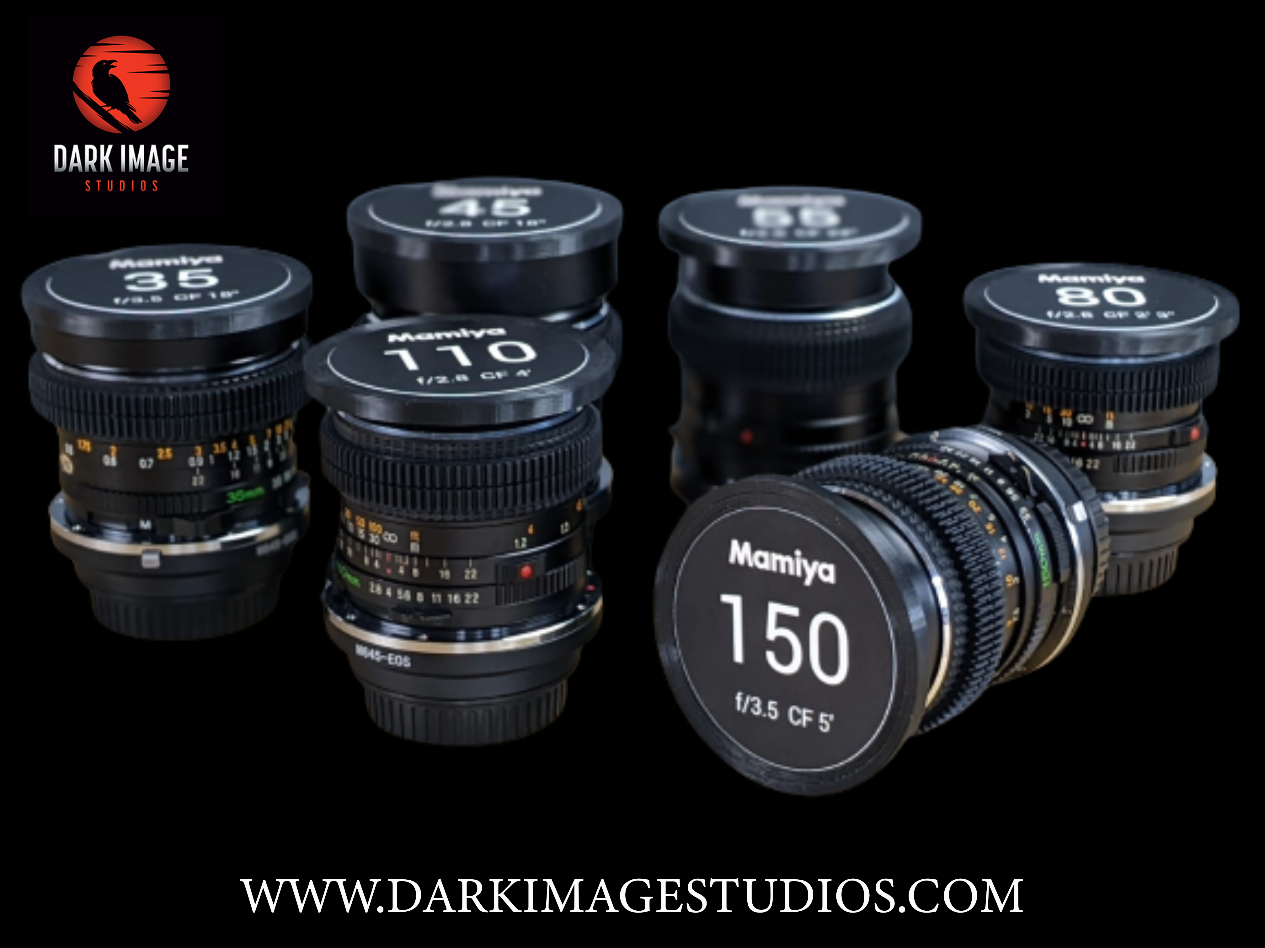 Mamiya sekor-c   6 x cine mod lens set