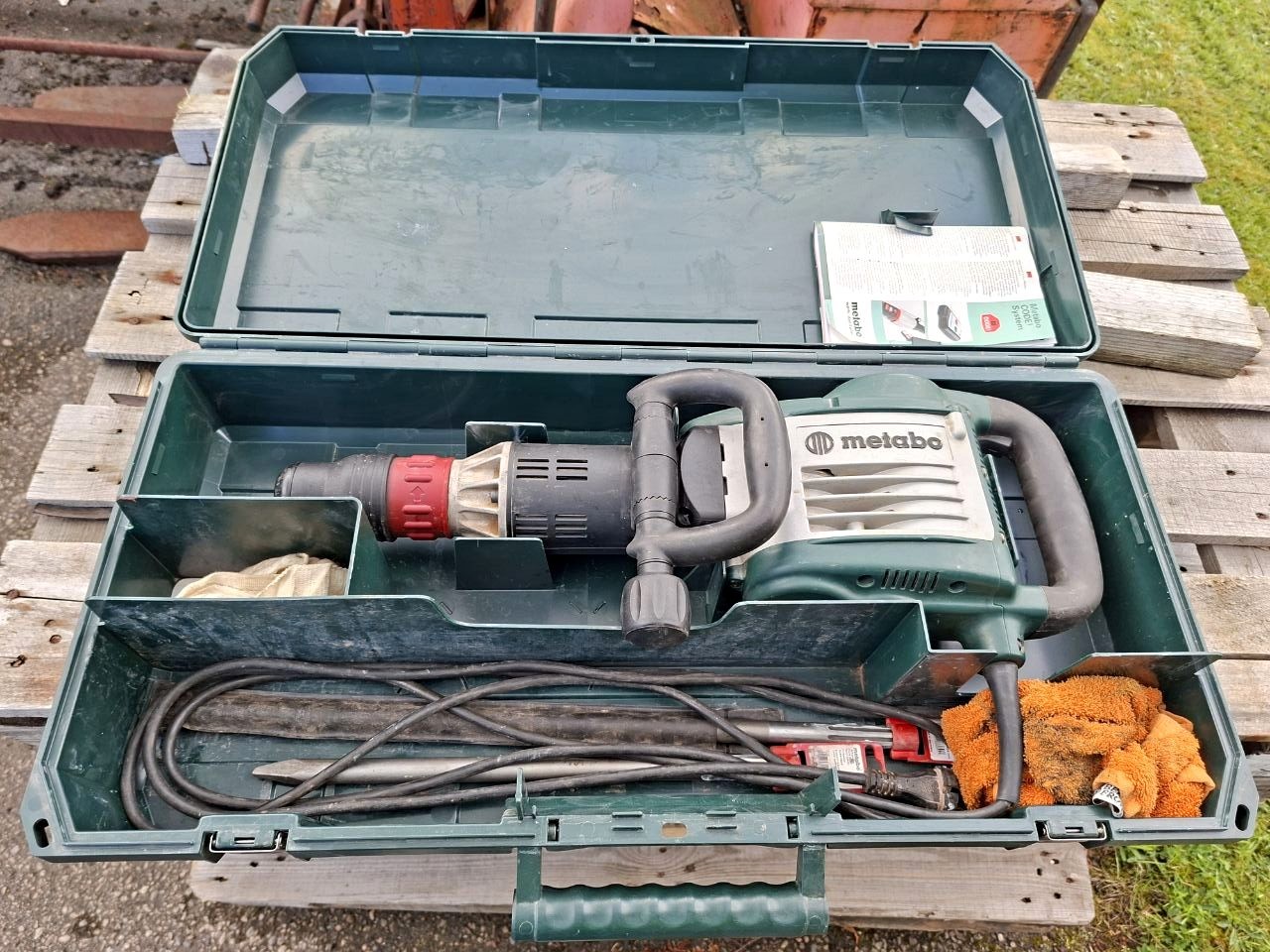 Metabo mhe 95 sds-max bilningsmaskin 1500 w