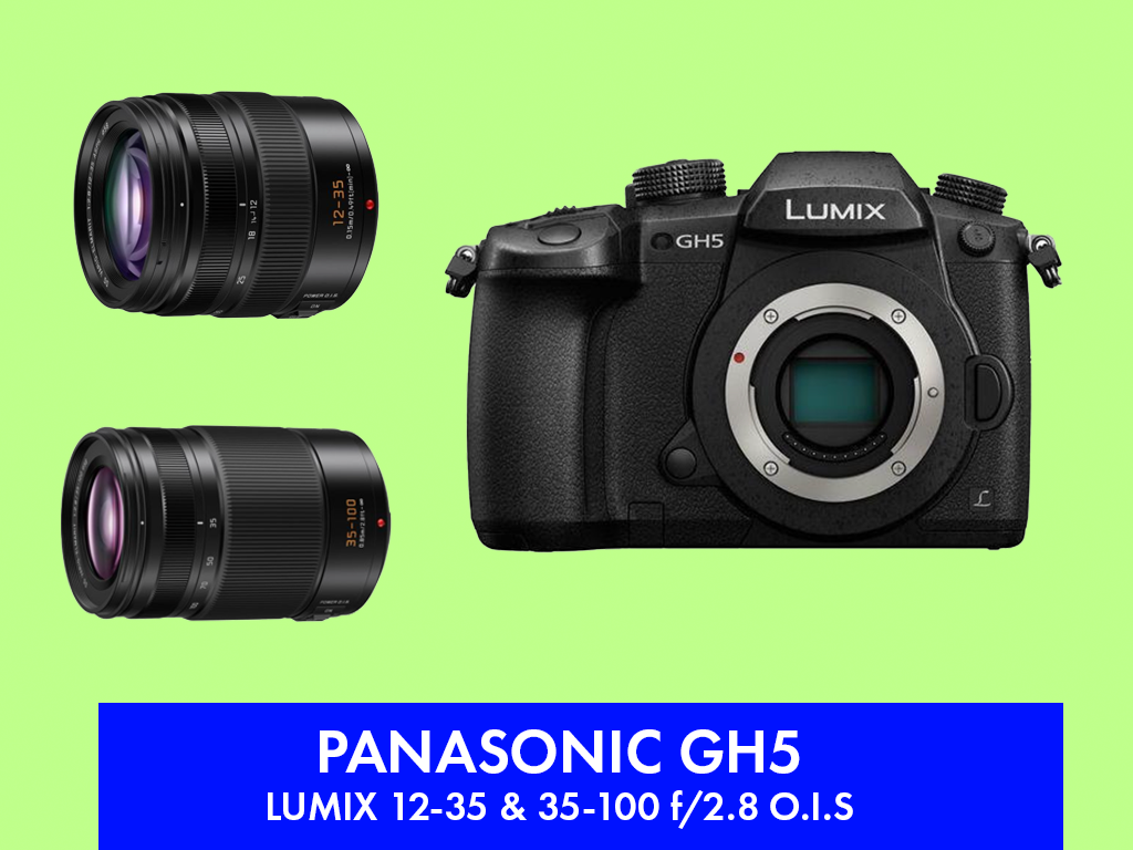 Panasonic lumix dc-gh5 & 2 x lens pack