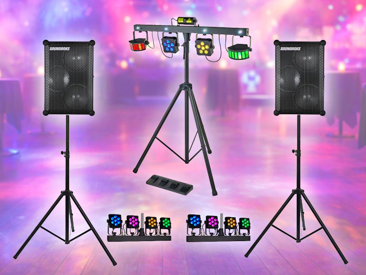 Utkörning: festpaket 2 – ljud, ljus & rök