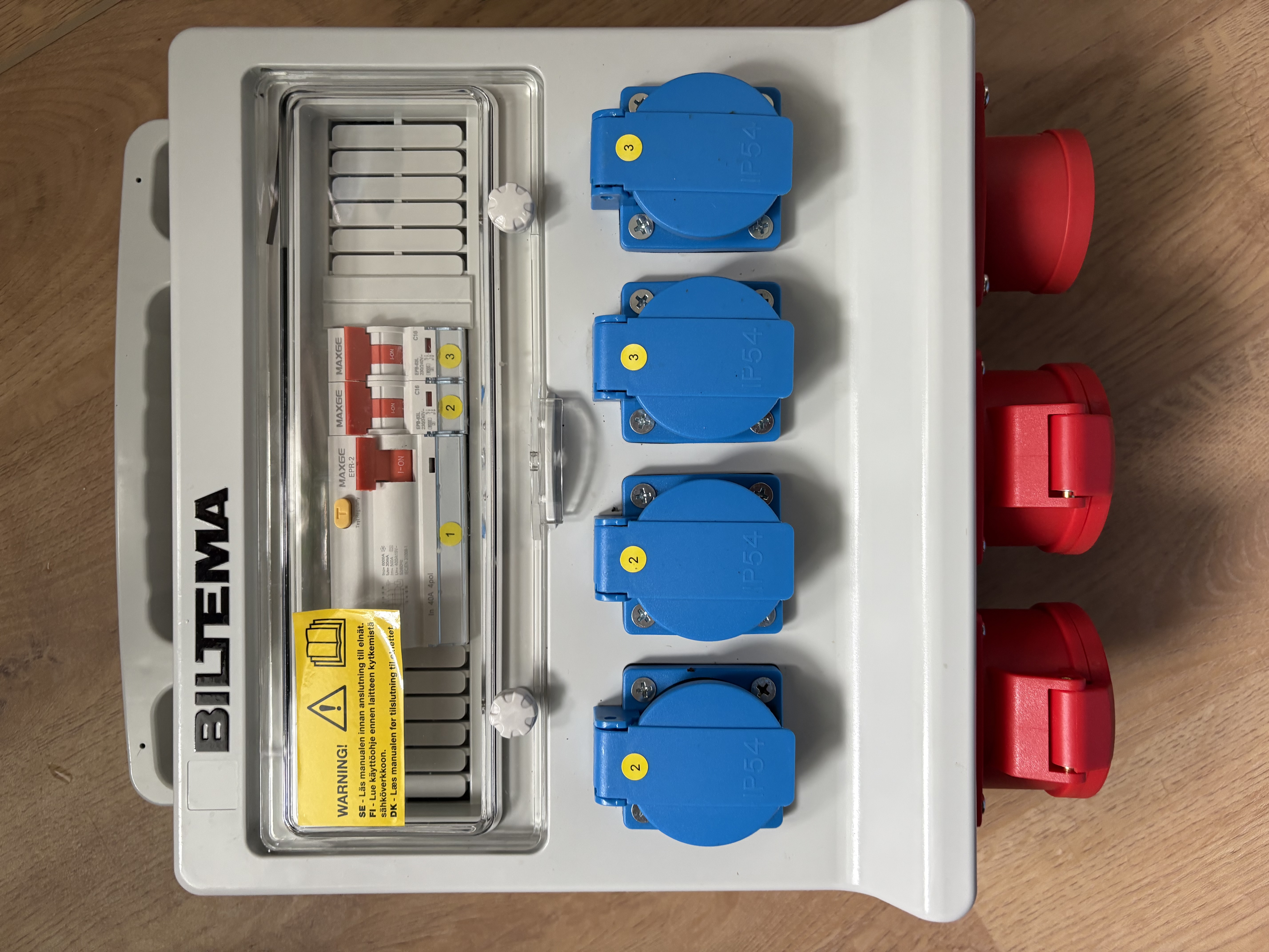 Byggcentral/elcentral 16 amp