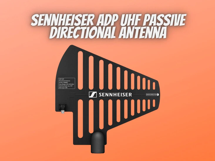 Sennheiser adp uhf passive directional antenna for ew-d wireless systems (470 to 1075 mhz)