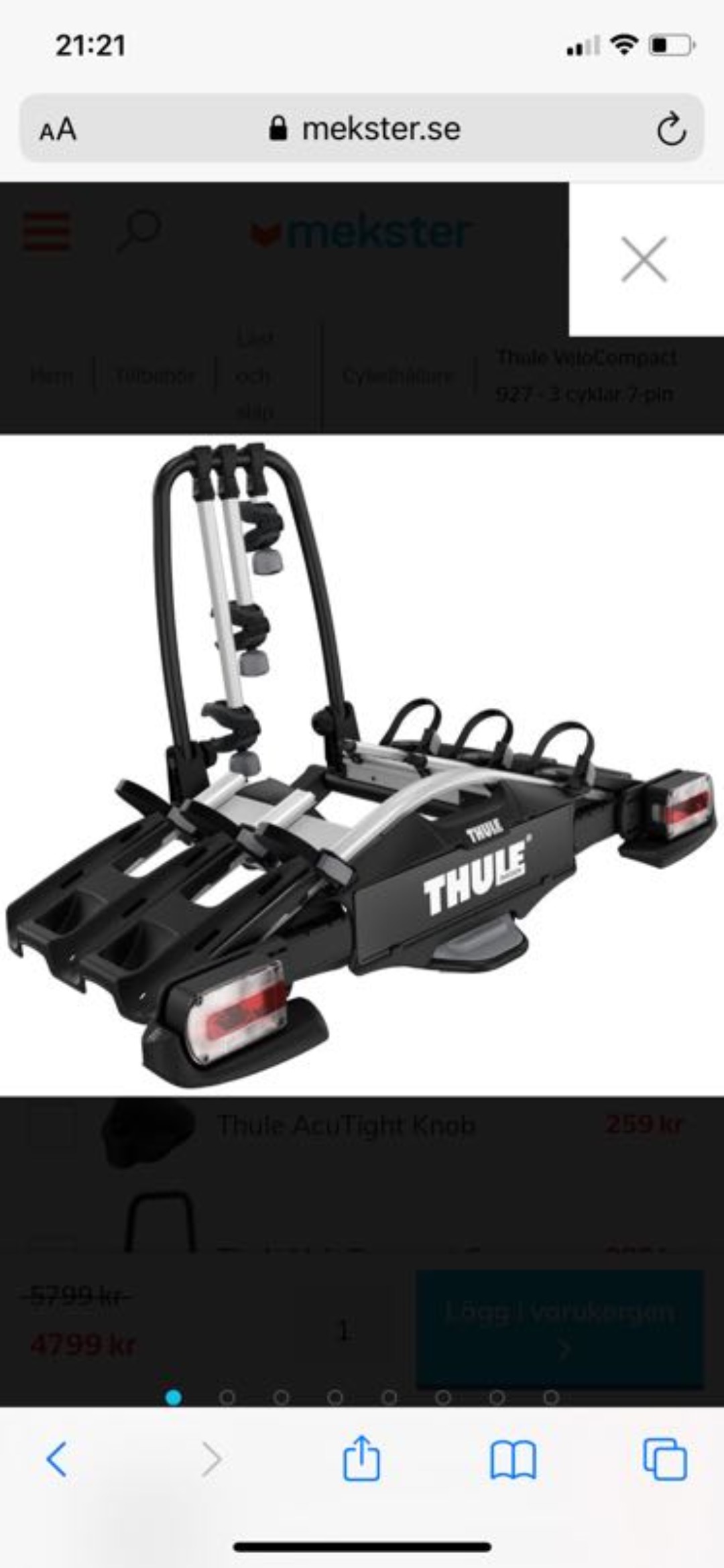 Thule velocompact 927 - 3 
