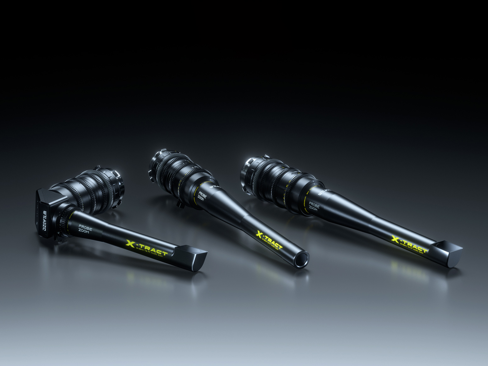Dzofilm dzo x-tract 18-28 t8  1 - 3 lens set pl x tract probe custom 