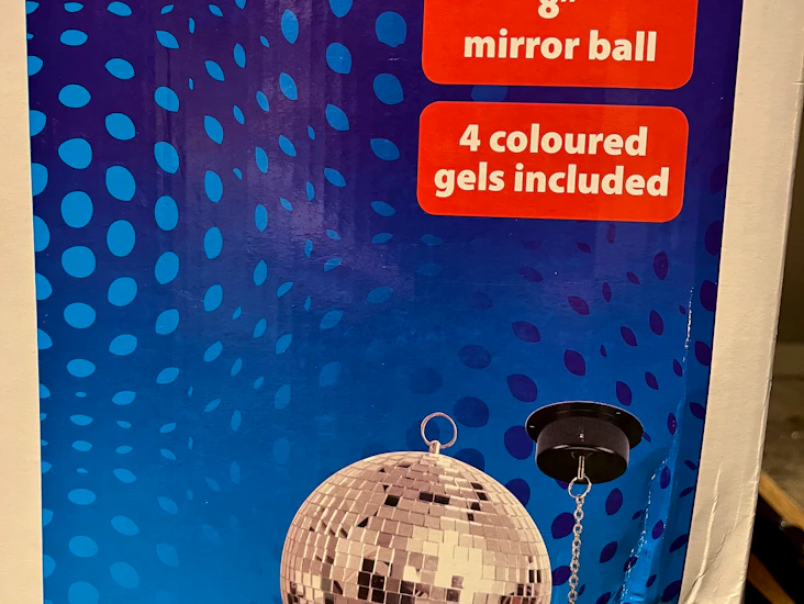 Discokula och stroboskåp