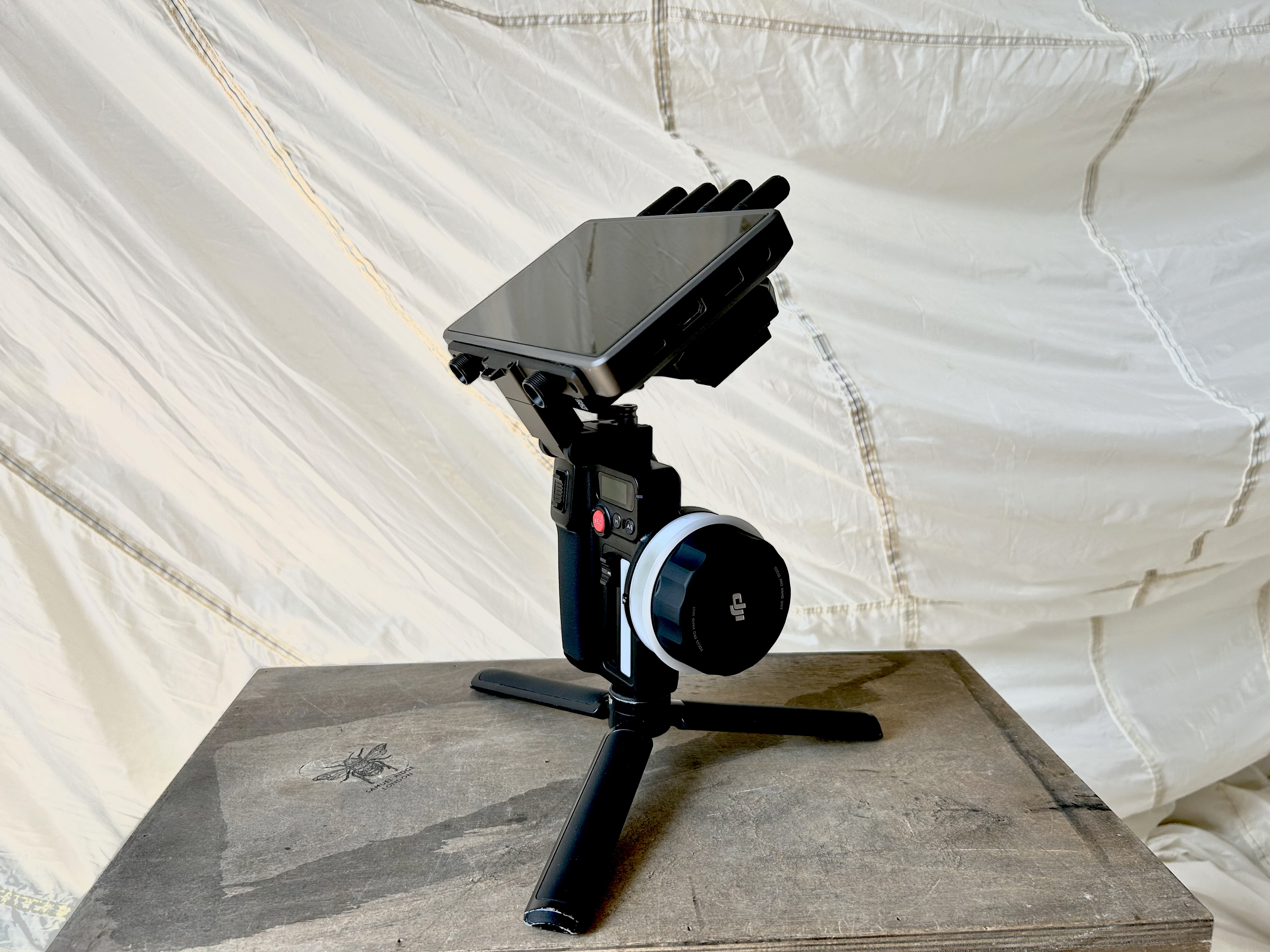 Dji pro focus kit / hand unit follow focus / hight bright monitor / focus puller