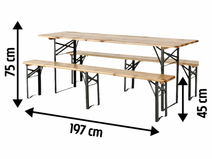 Bänkset hopfällbart