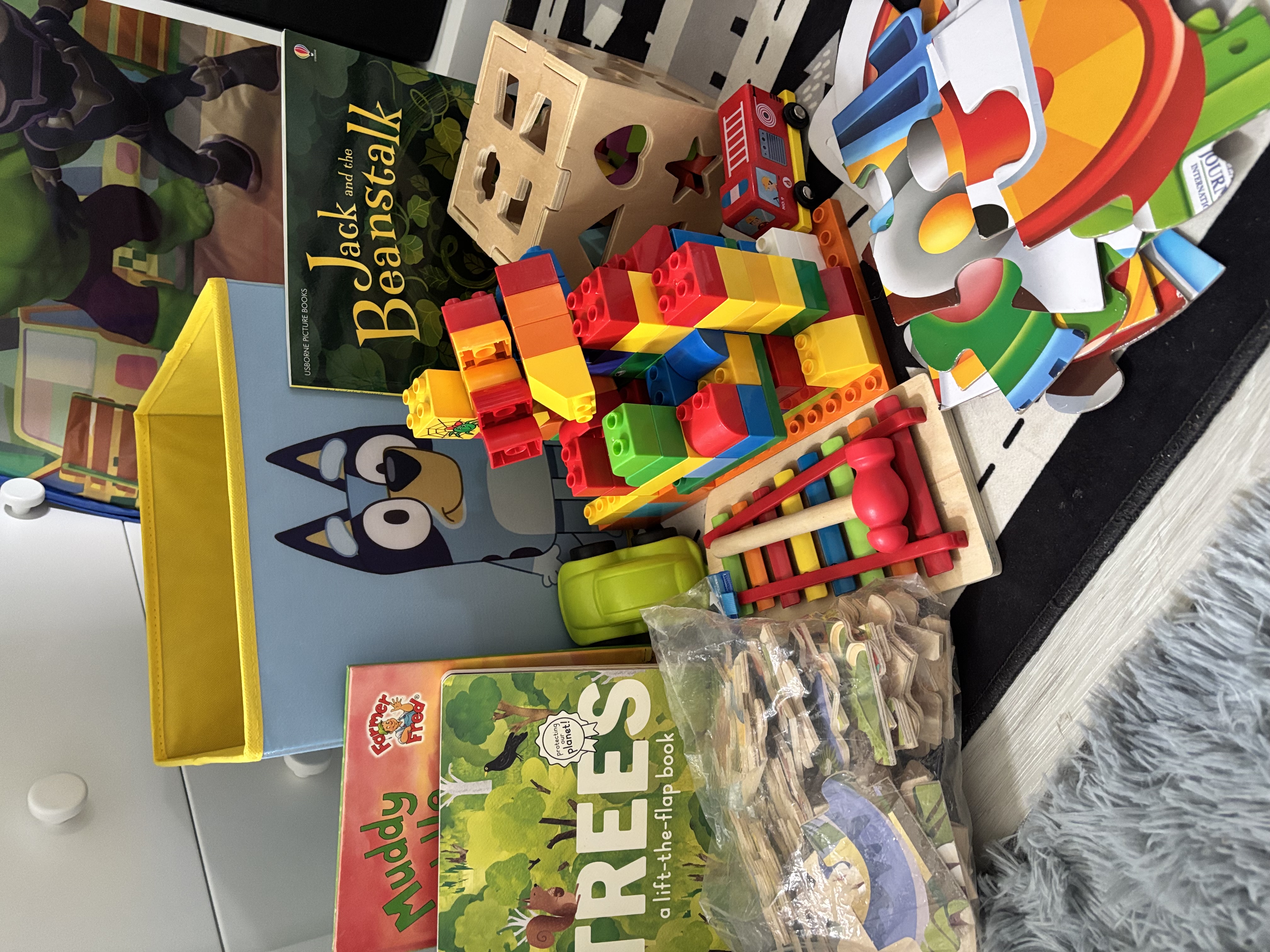 Box of kid’s toys age 1&half- 5 