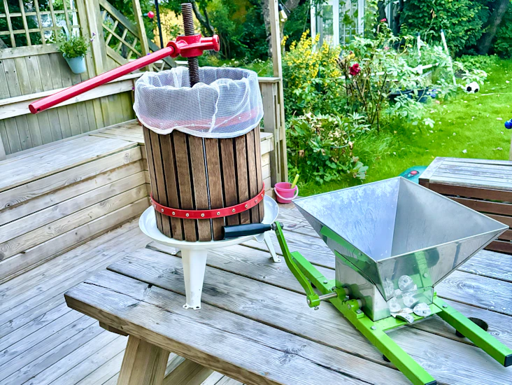 🍏 🍎 gör din egen äppelmust! paket med kross och press🍎 🍏