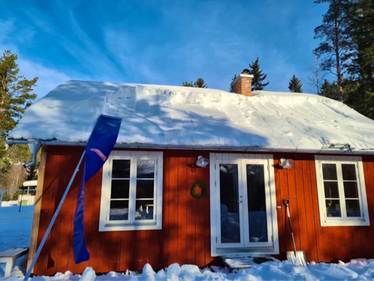Snöhyvel för takskottning