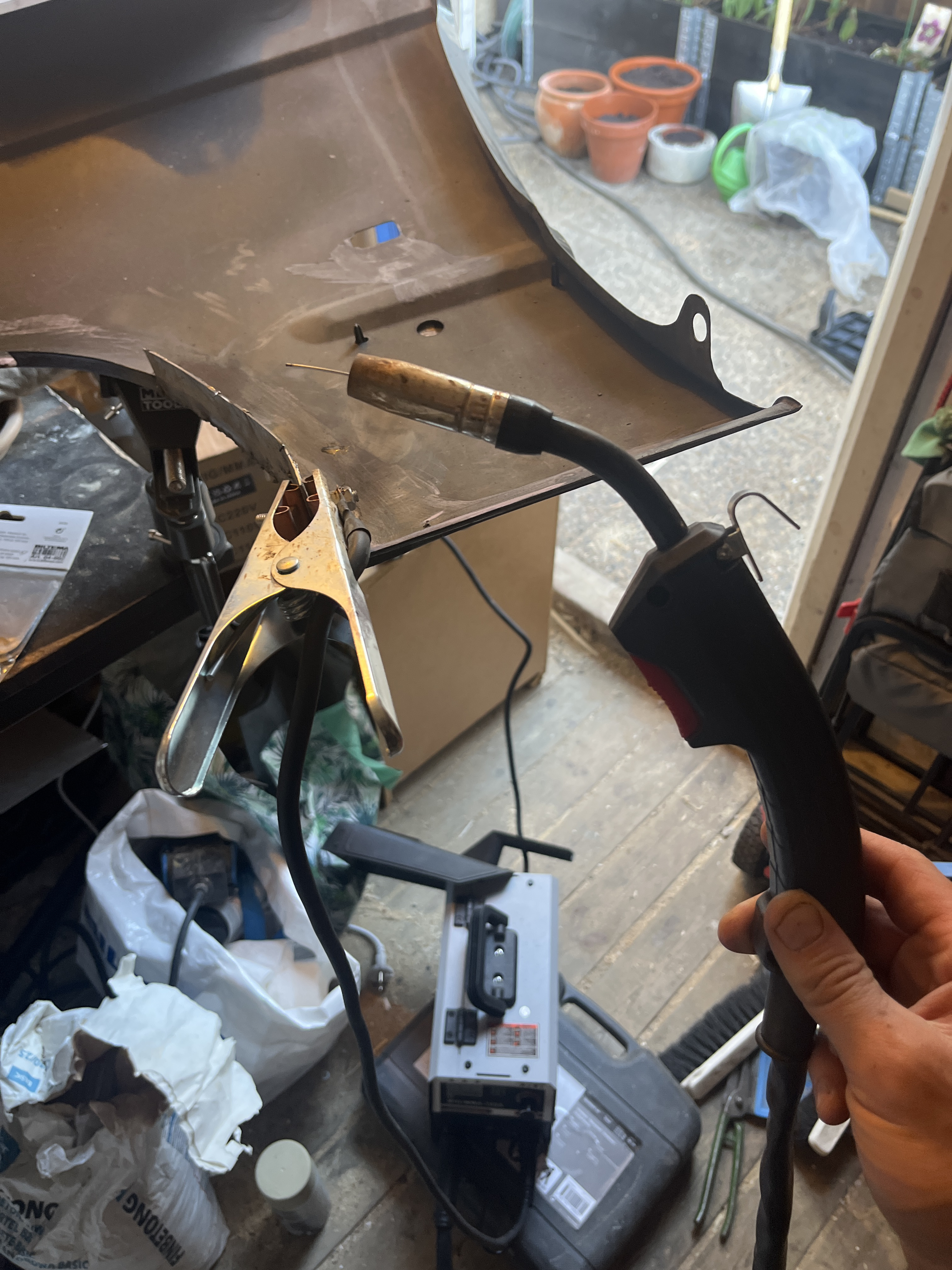 Mig svets gas fri enkel svets 