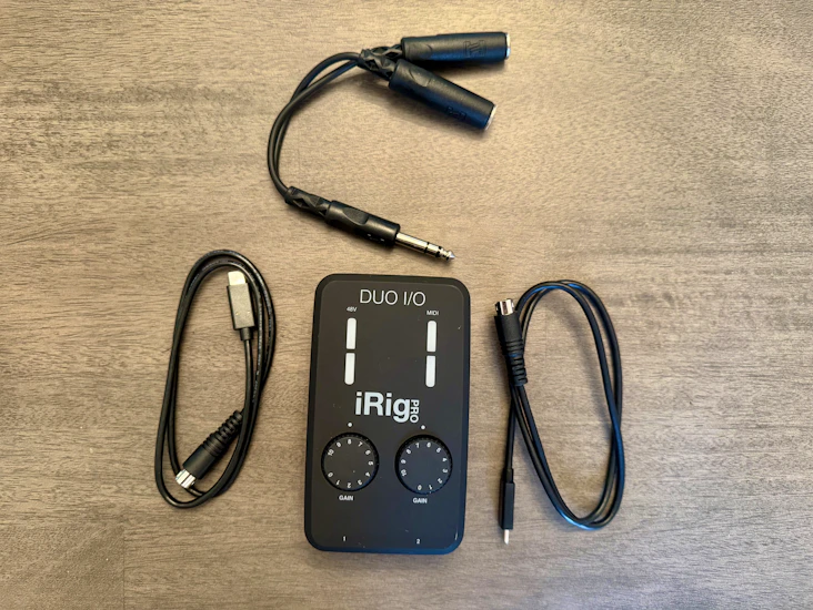 Irig pro duo i/o 2-channel audio interface (mobile + desktop)