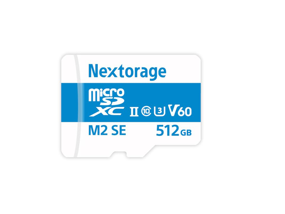 Nextorage fast v60 512gb microsdxc u3  uhs-ii micro sd card 