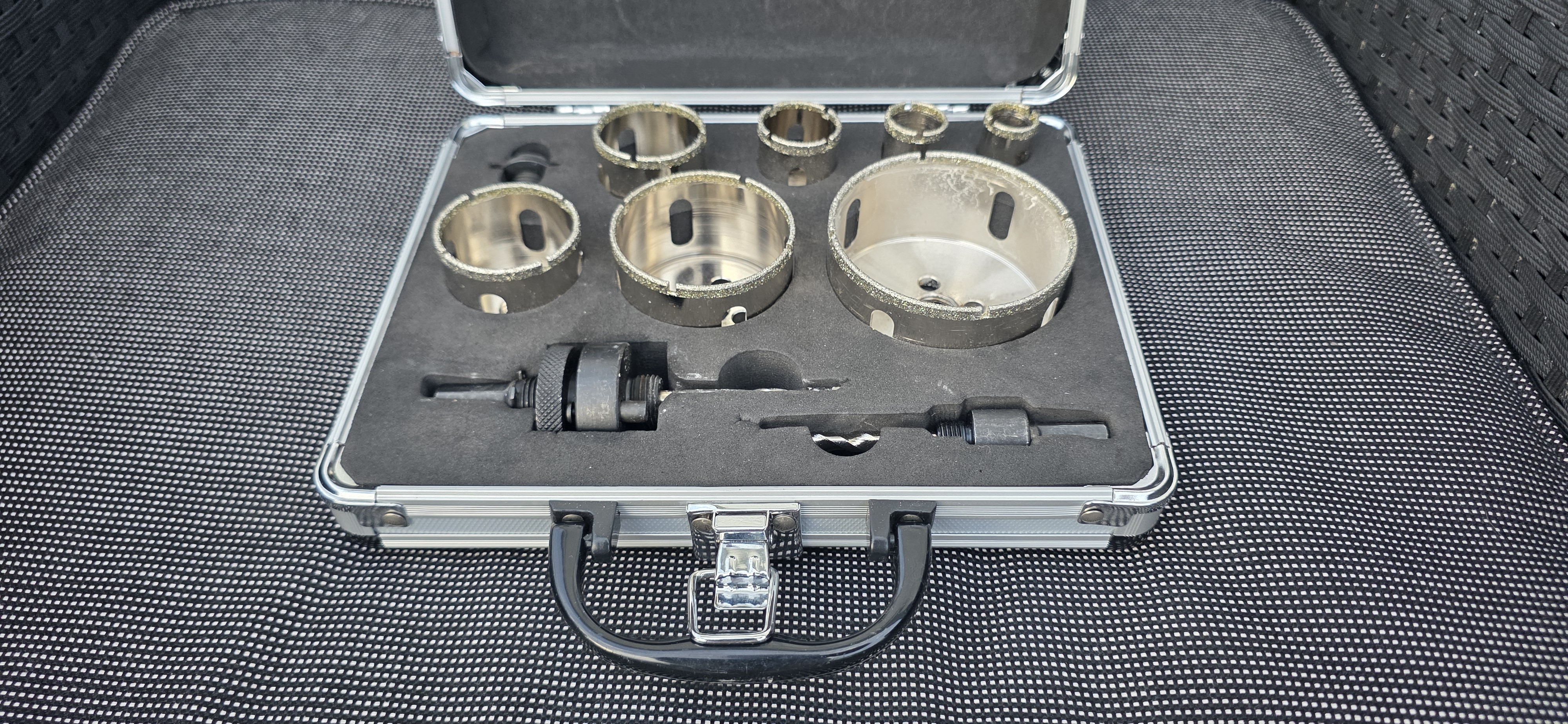 Diamanthullsagsett 19–76 mm – 7 størrelser i koffert