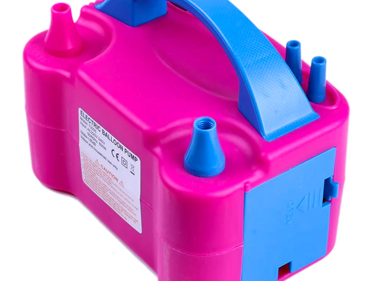 Ballongpumpe med 2 munnstykker leies ut