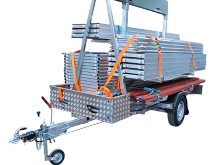 Instant blit-fix stillas på tilhørende henger