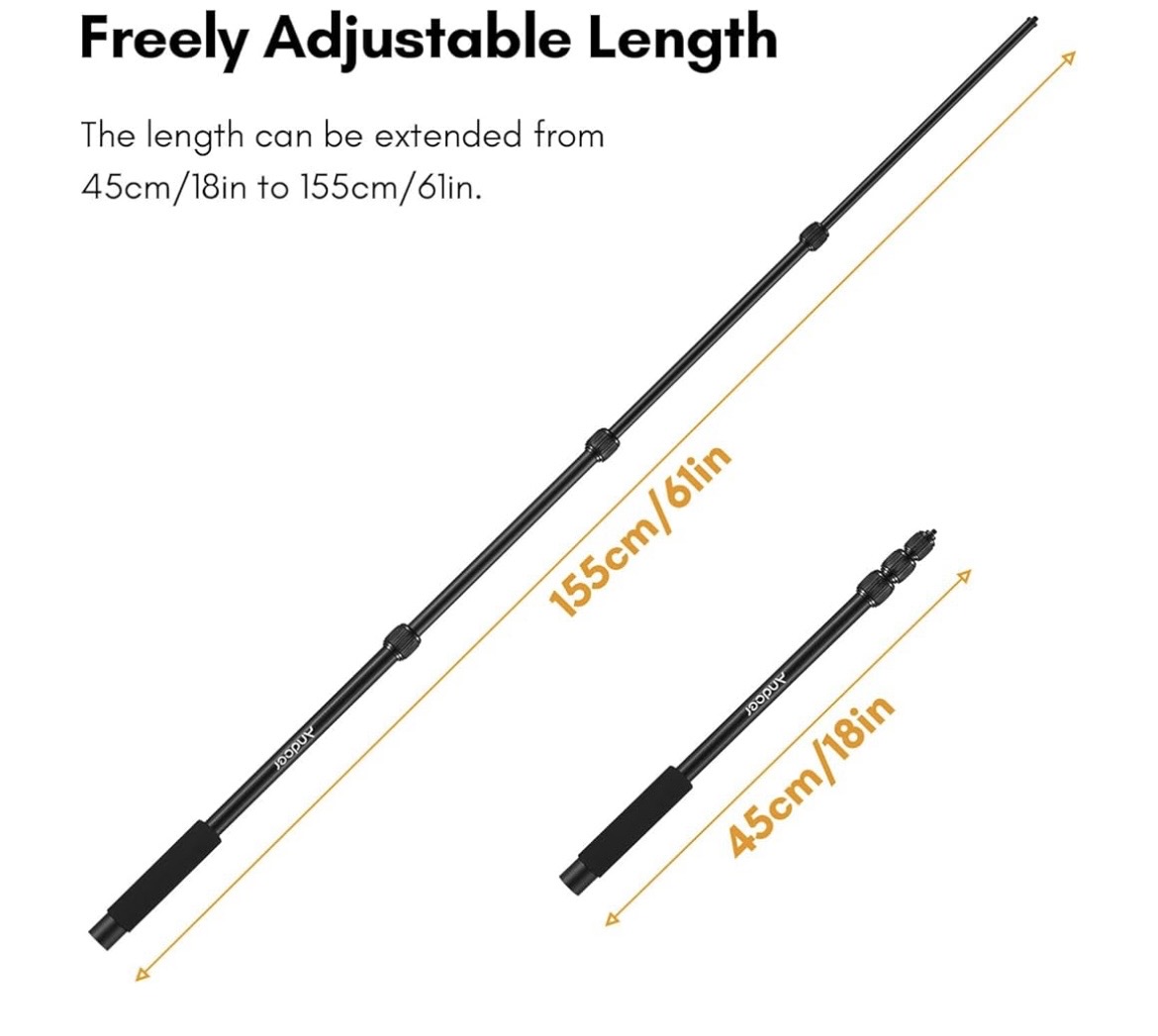 1.5m alloy boom pole