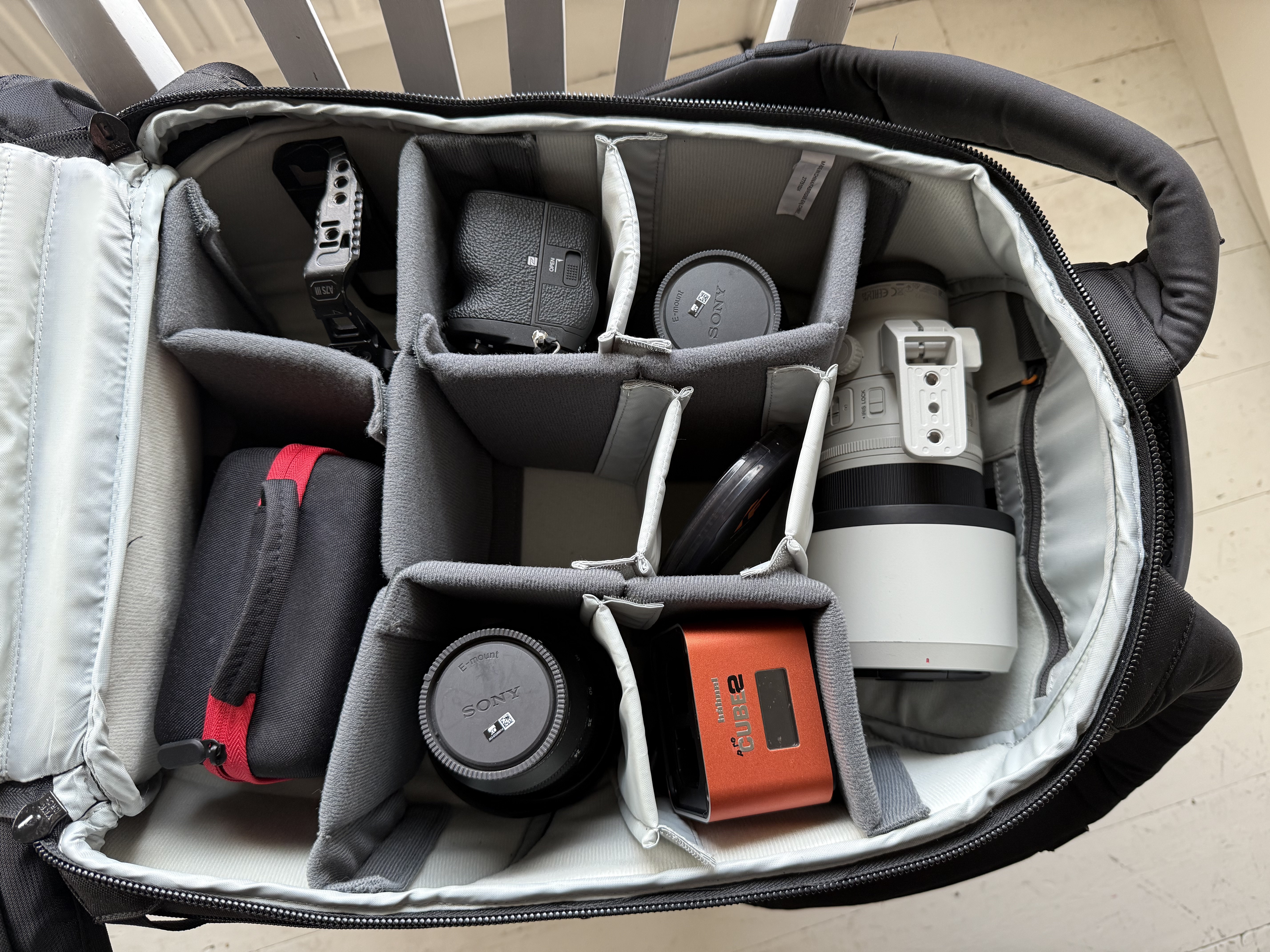 Sony a7s iii filmmaking kit bundle (3 gm lenses, cage, top light, media & bag)