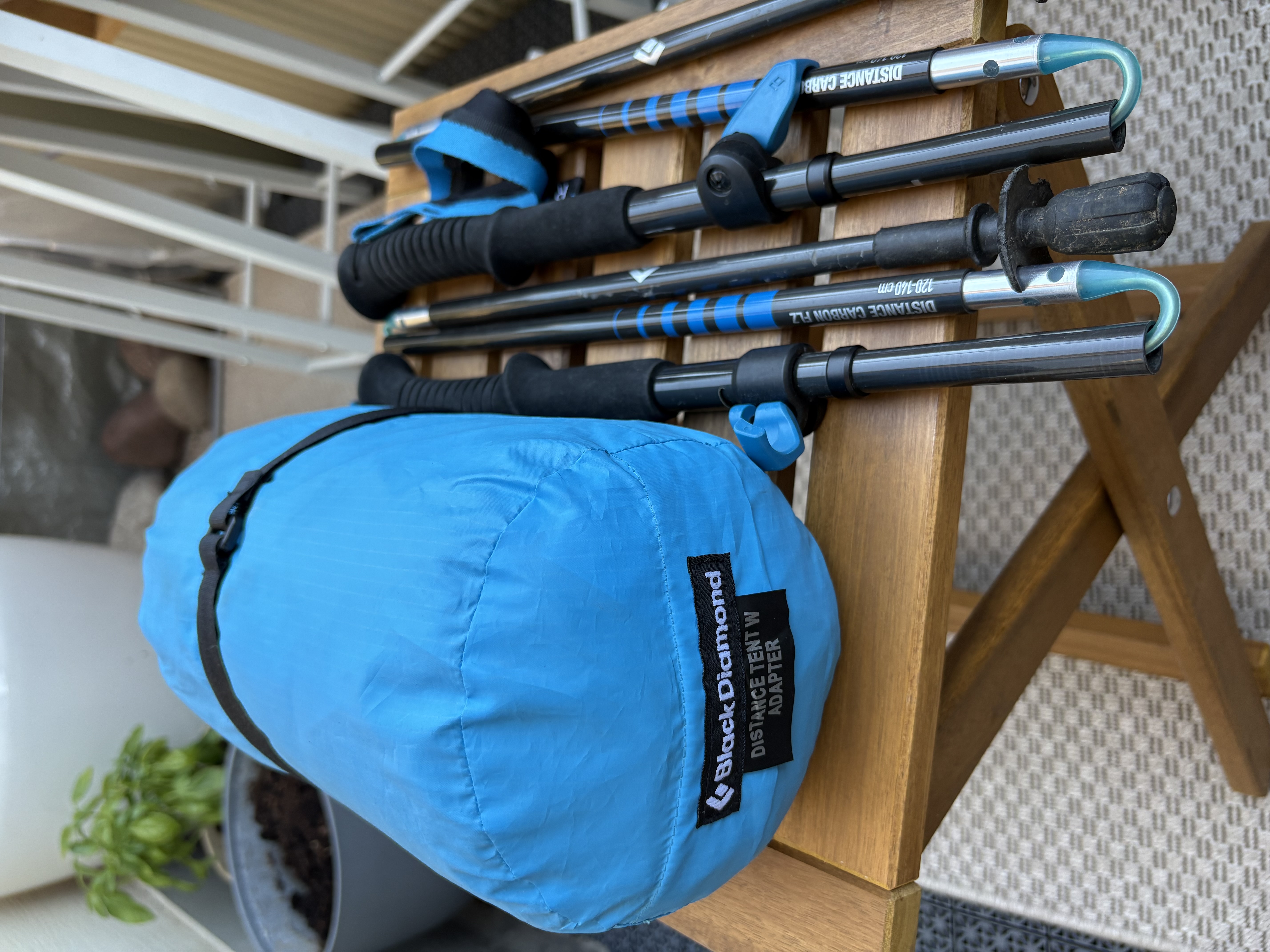 Ultralätt black diamond distance 2p-tält + kolfiberstavar