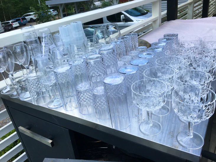 Alla sorters fina plastglas (20-100st)