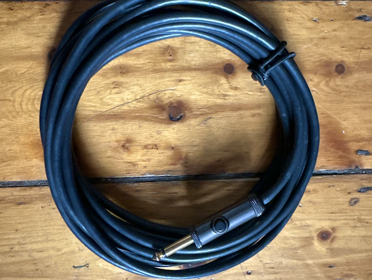 20ft high quality jack to jack instrument/guitar cable/lead