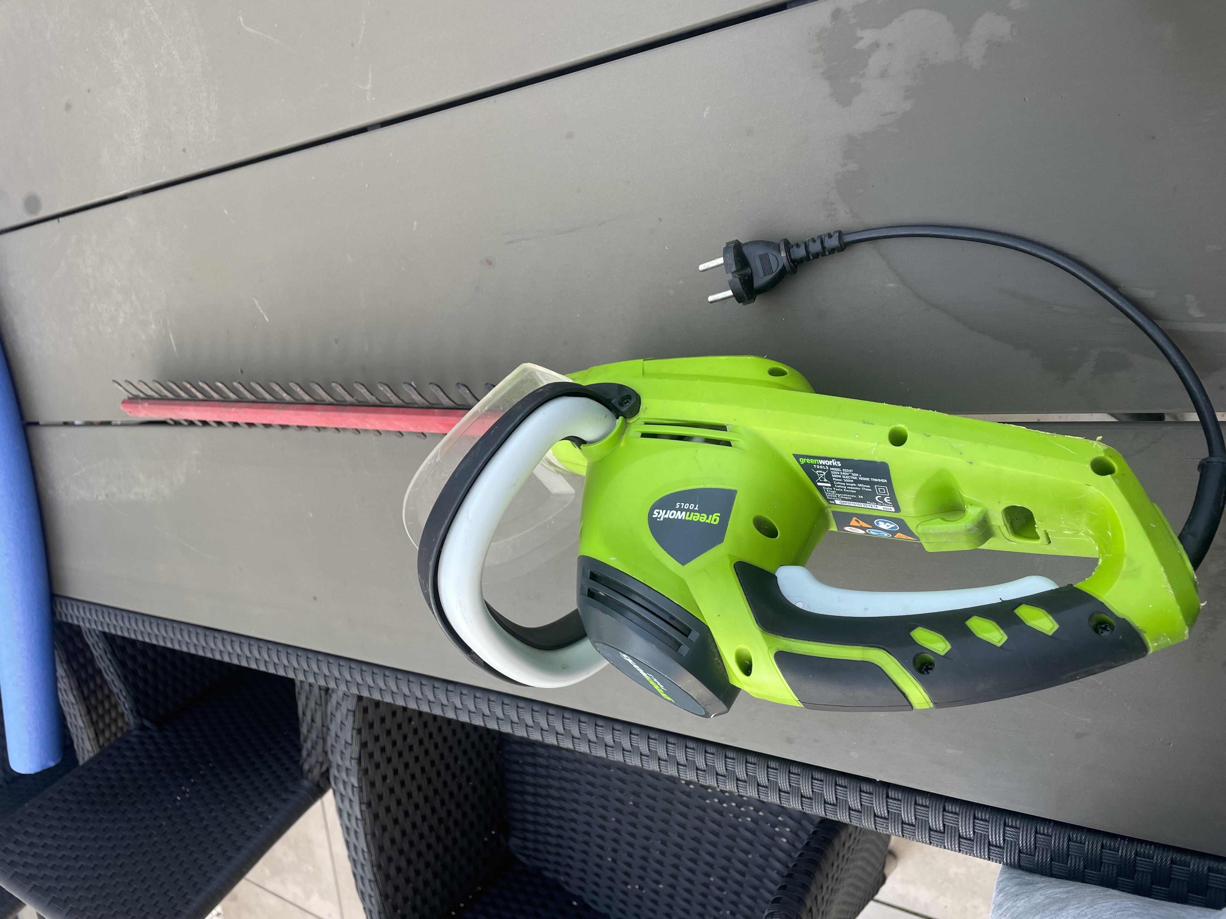 Greenworks elhäcksax