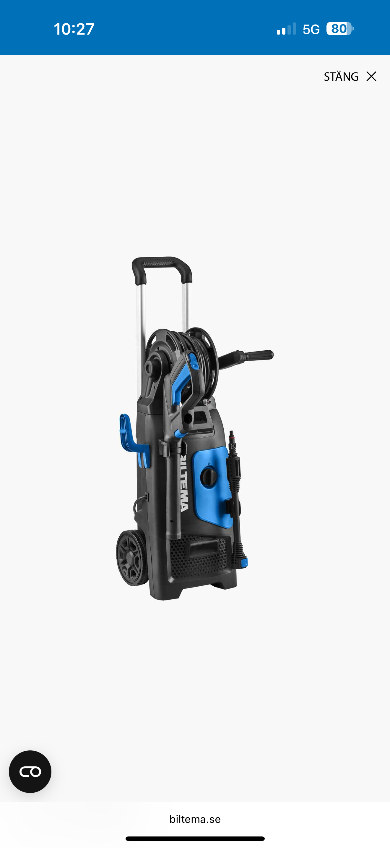 Högtryckstvätt, 2200w