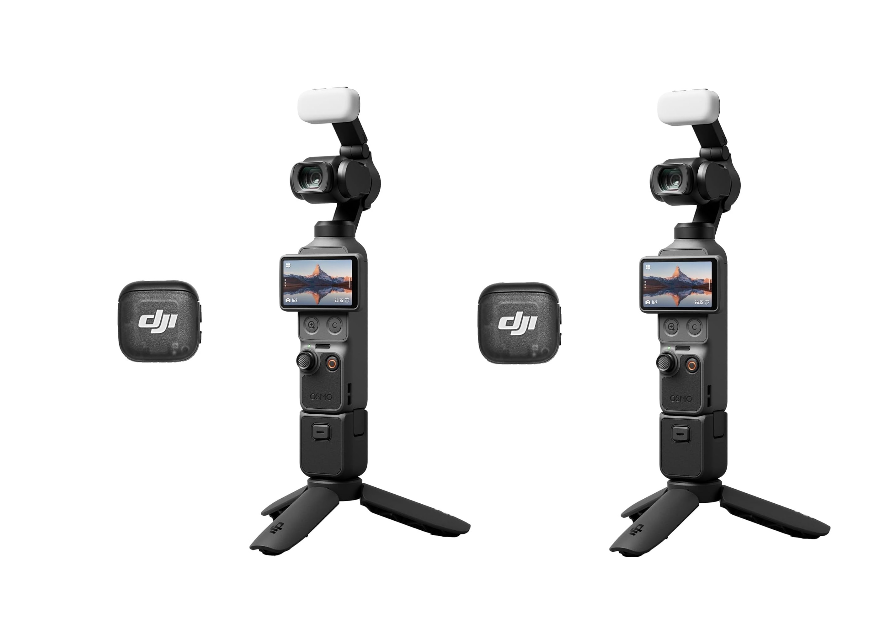 2x dji osmo pocket 4 4k gimbal camera creator combo