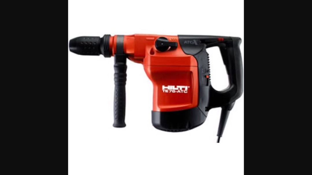 Bilmaskin borrhammare stor