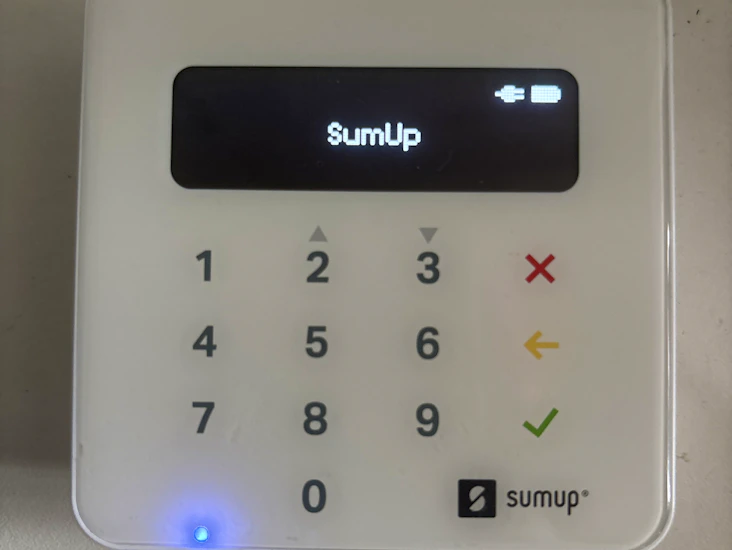 Sumup air card reader – low 1.69% fee | perfect for markets & events