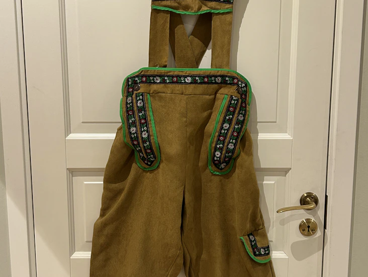 Lederhosen i tyg storlek 52/54