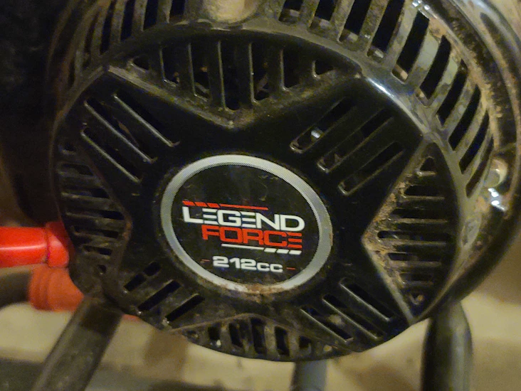 20 in. 212 cc gas rear tine tiller, forward/reverse