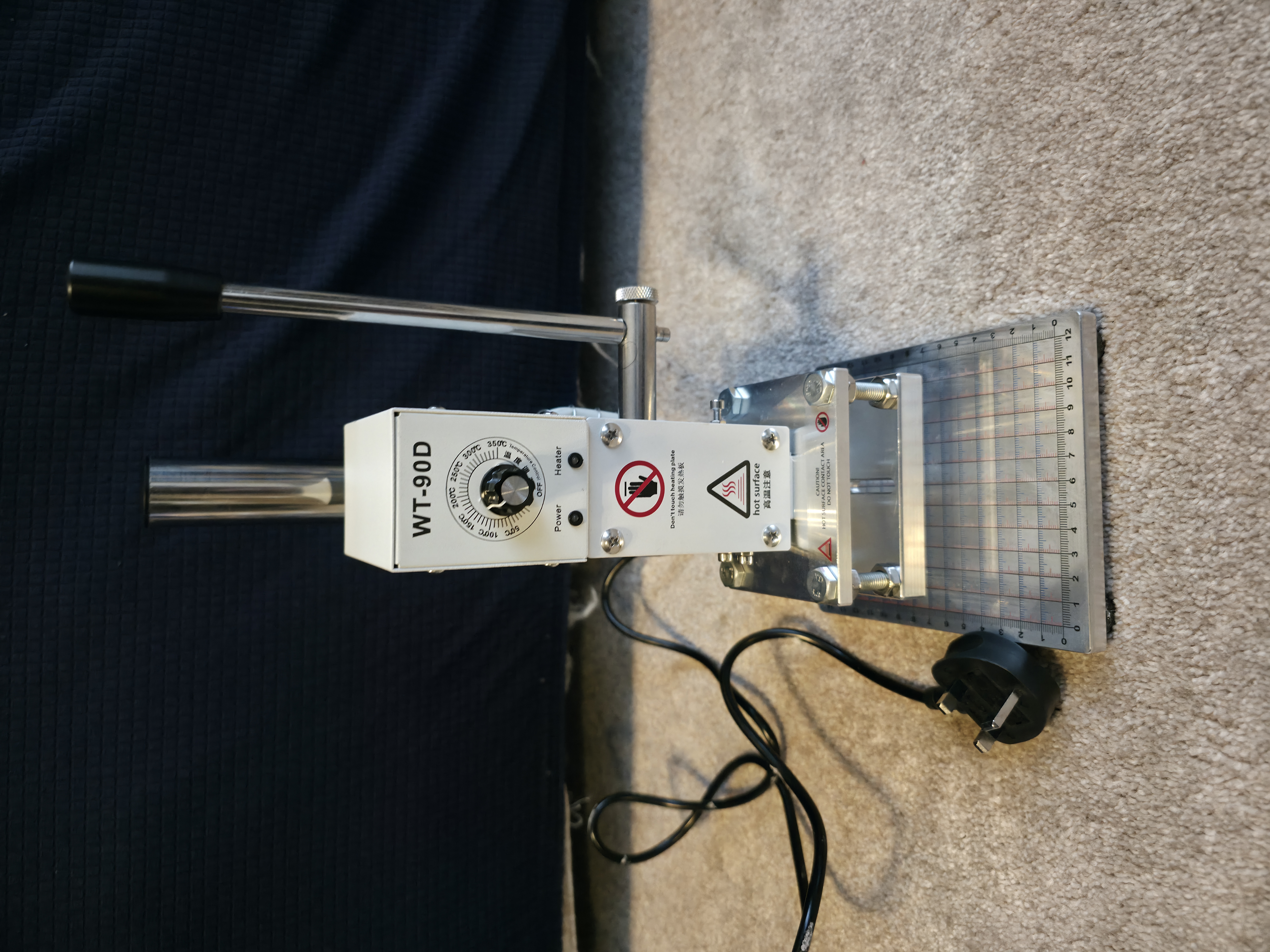 Leather heat embossing stamping machine 