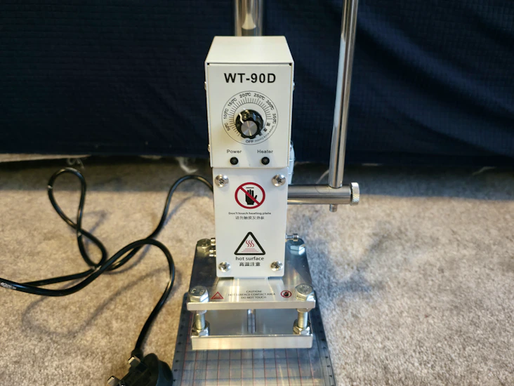 Leather heat embossing stamping machine