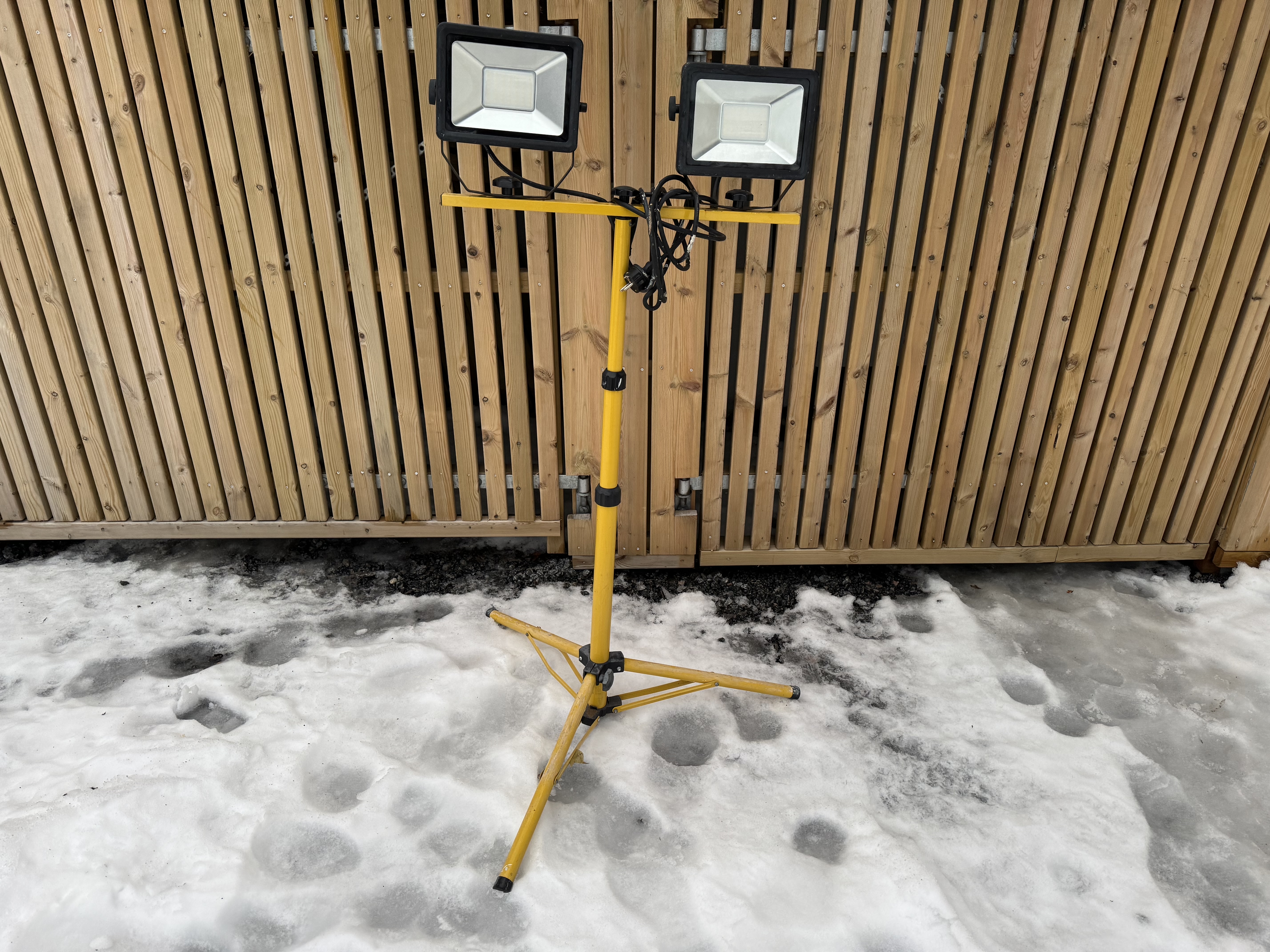 Arbeidslampe med stativ