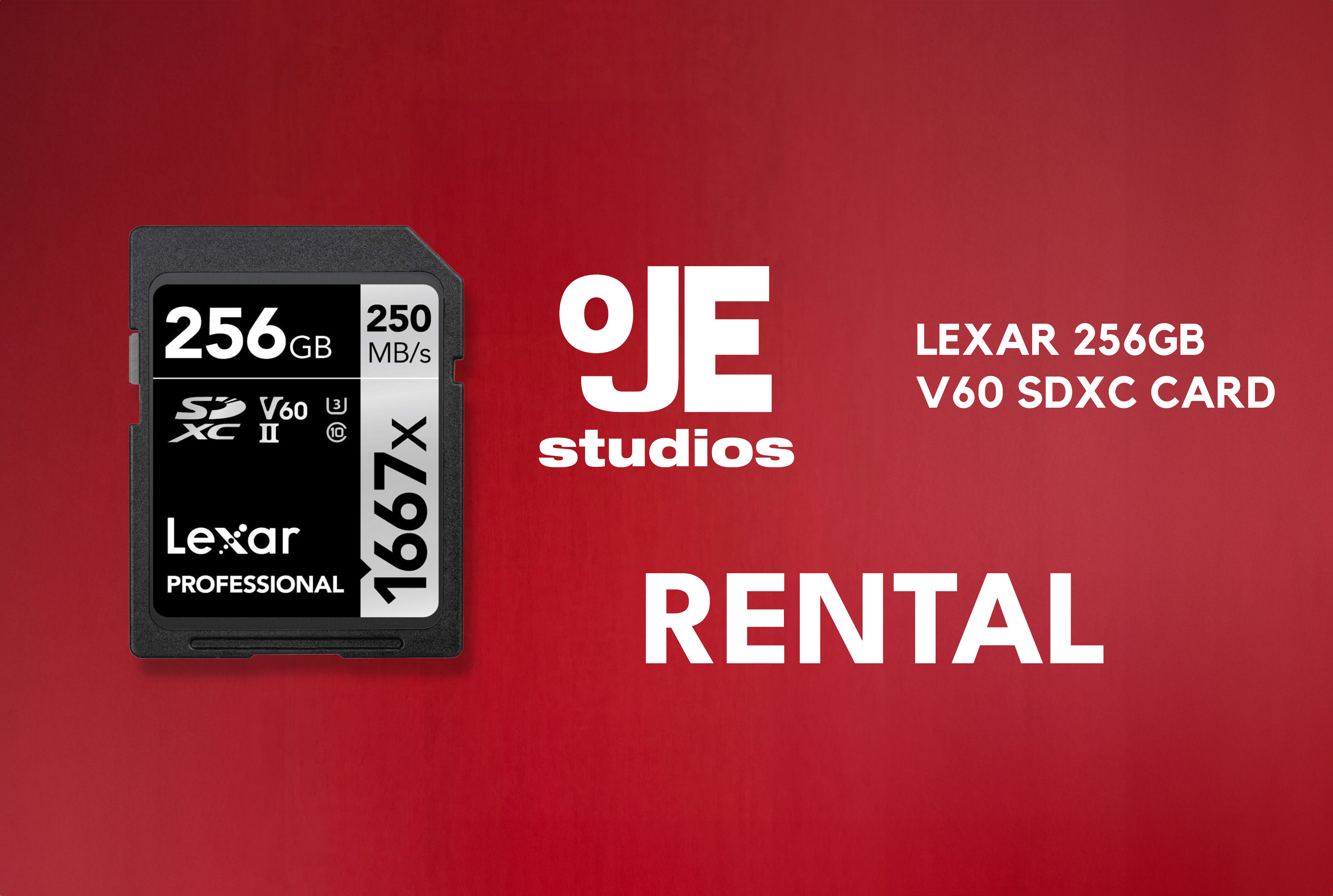 Lexar 256gb v60 sdxc card