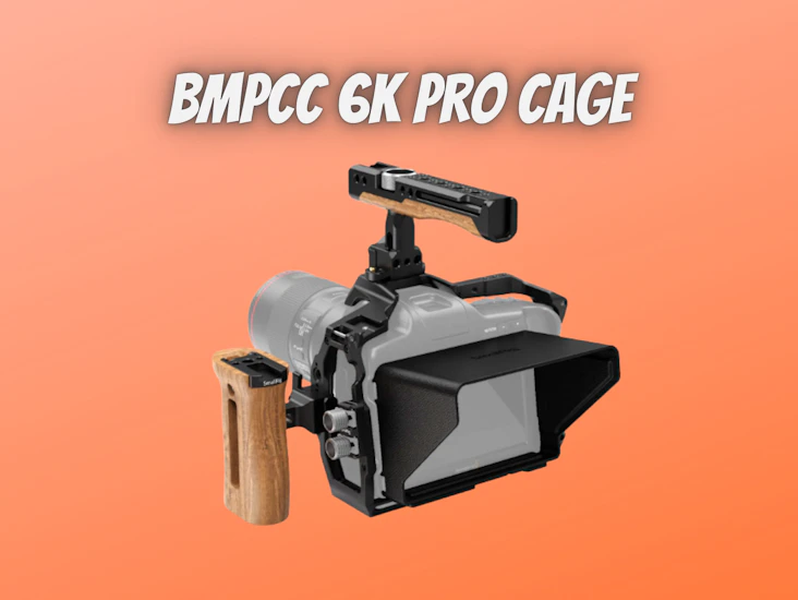 Camera cage accessory kit for bmpcc 6k pro