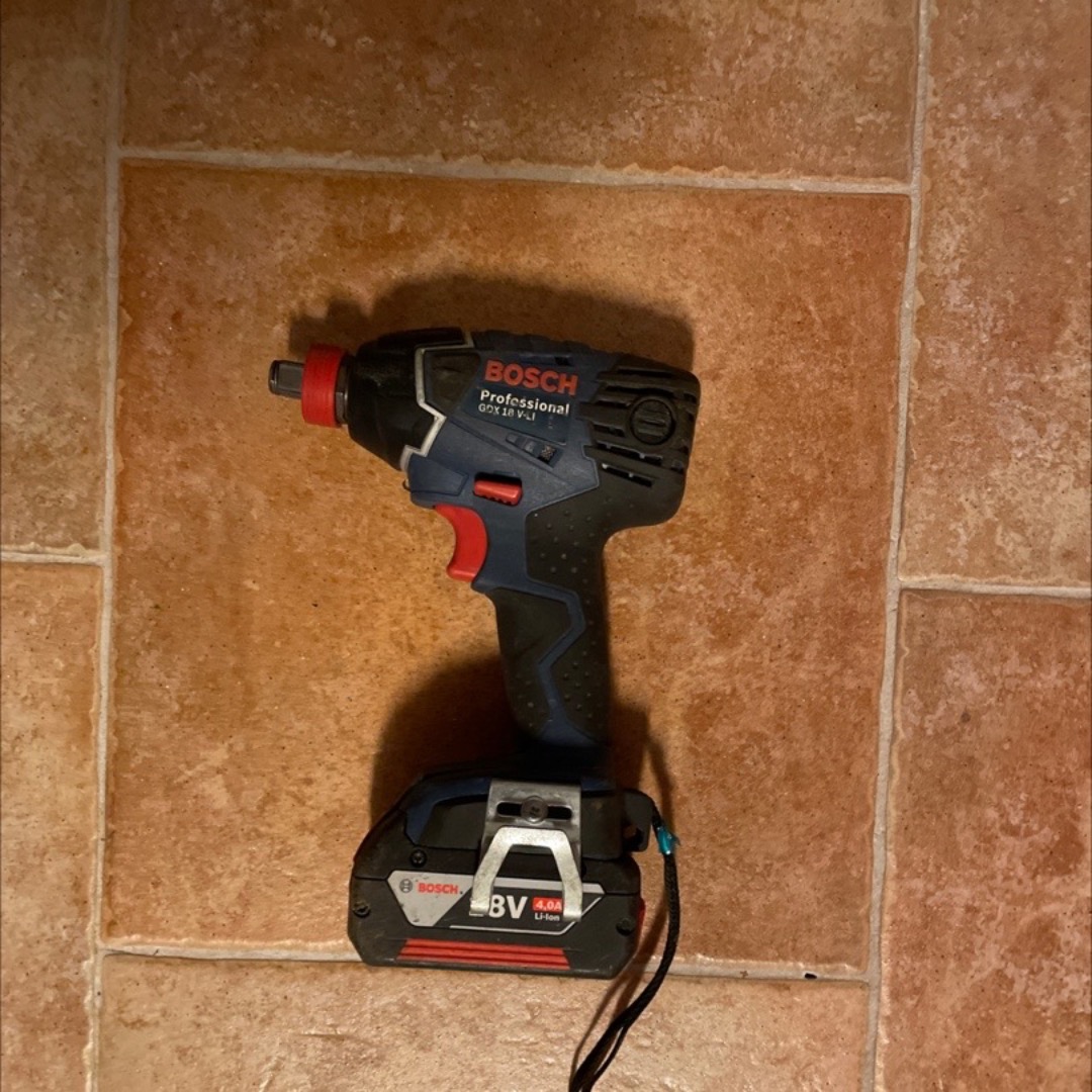 Bosch proffsmutterdragare - 2x 18v batterier