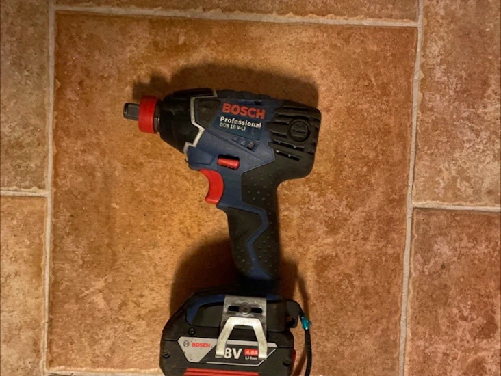 Bosch proffsmutterdragare - 2x 18v batterier